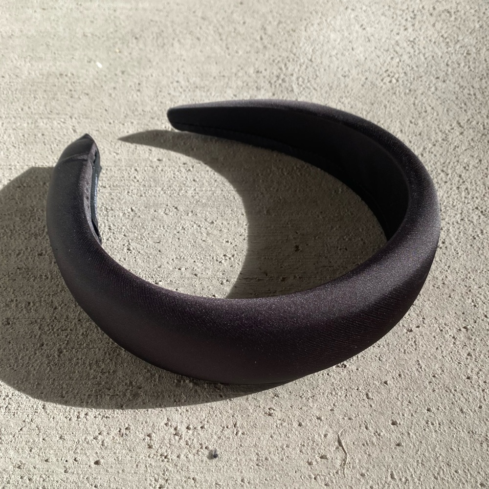 Black Satin Headband